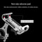 Universal Aluminum Alloy NonRotatable Motorcycle Bicycle Handlebar Phone Holder Clamp 9