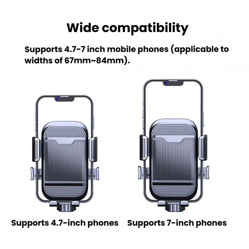 Shockproof Motorcycle Phone Mount AntiSlip Rotatable Navigation Holder For Bikes 4