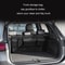 Universal Car Seat Organizer SUV Rear Seat Storage Bag Foldable Black