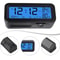Solar Car Dashboard Clock Thermometer Humidity Meter with Luminous Backlight