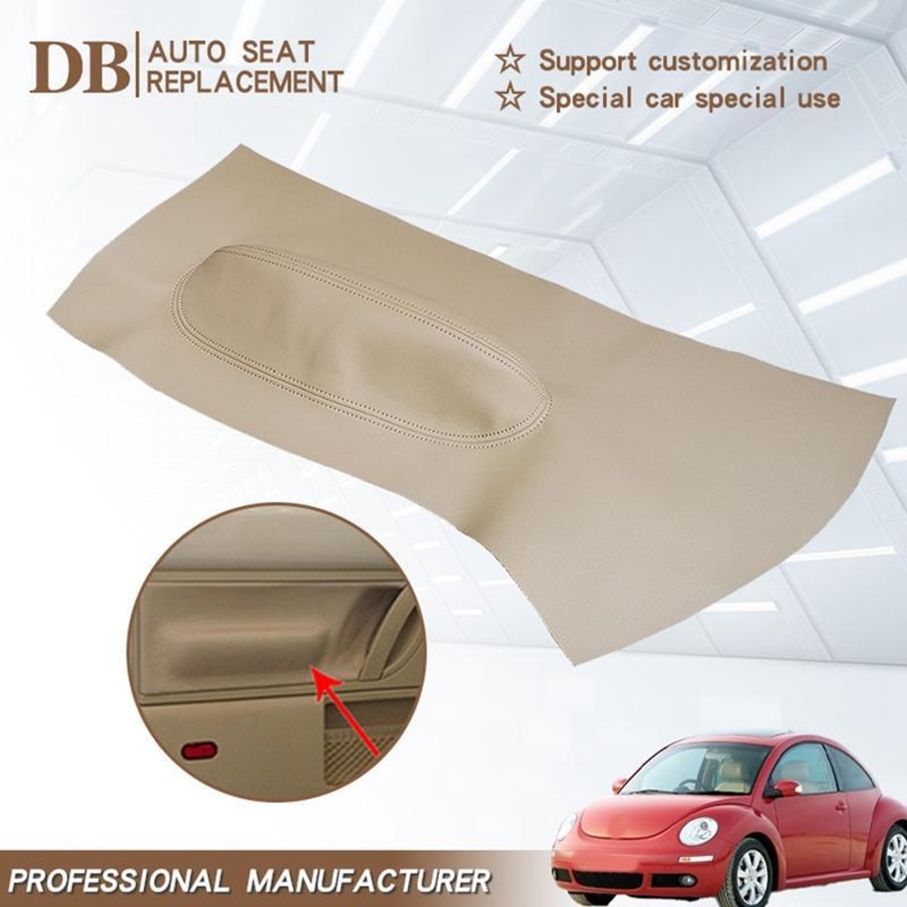 Custom Fit Microfiber Leather Door Panel Cover for Volkswagen Beetle Interior Upgrade