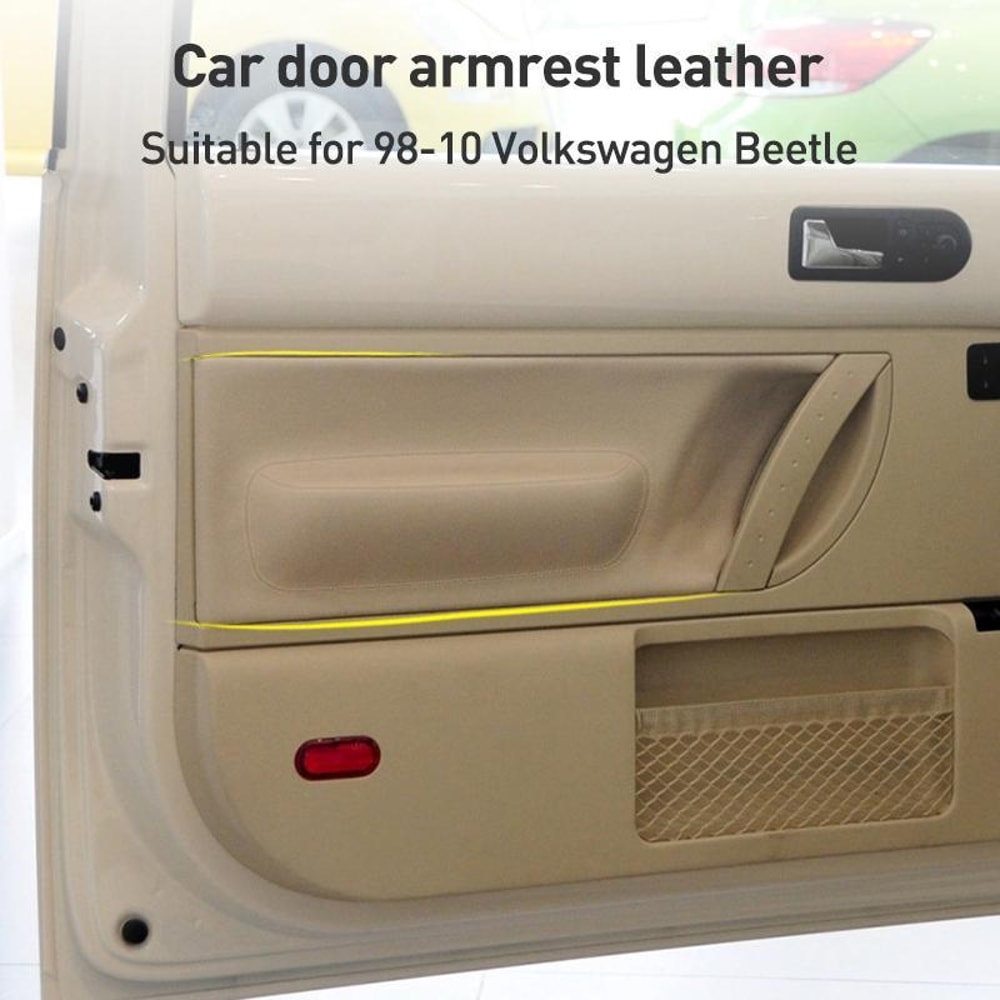 Custom Fit Microfiber Leather Door Panel Cover for Volkswagen Beetle Interior Upgrade