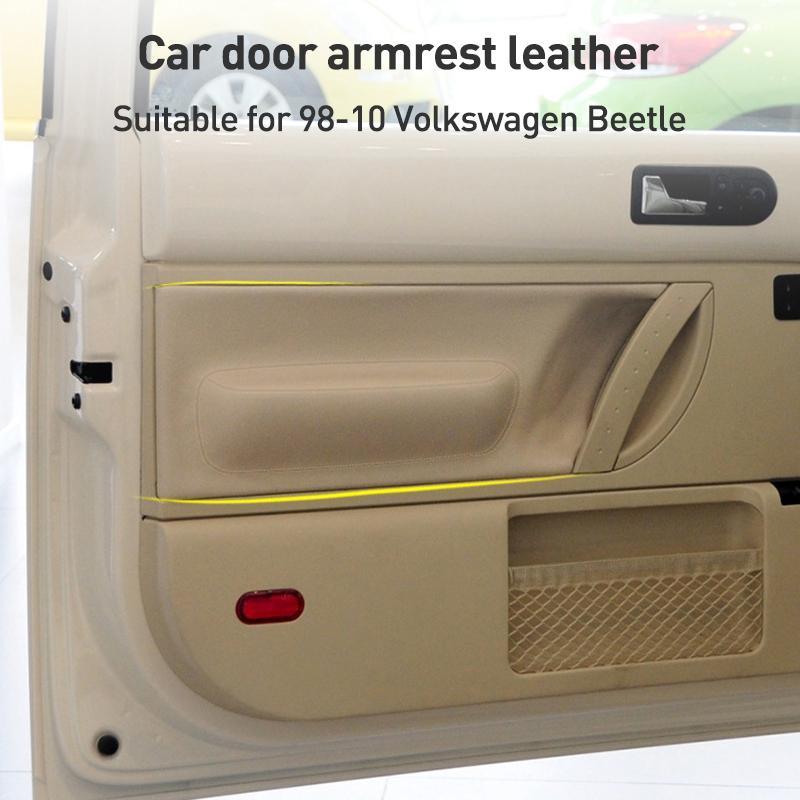 Custom Fit Microfiber Leather Door Panel Cover for Volkswagen Beetle Interior Upgrade
