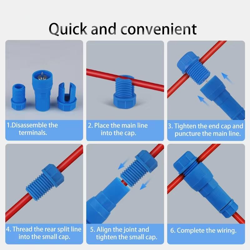 Quick Wire Connector T Tap No Strip Downlight Connector