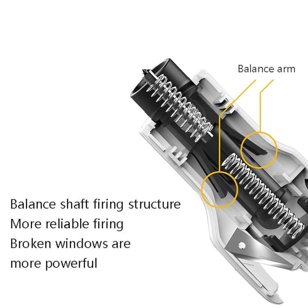 Car Safety Hammer Window Breaker & Seat Belt Cutter Emergency Escape Tool