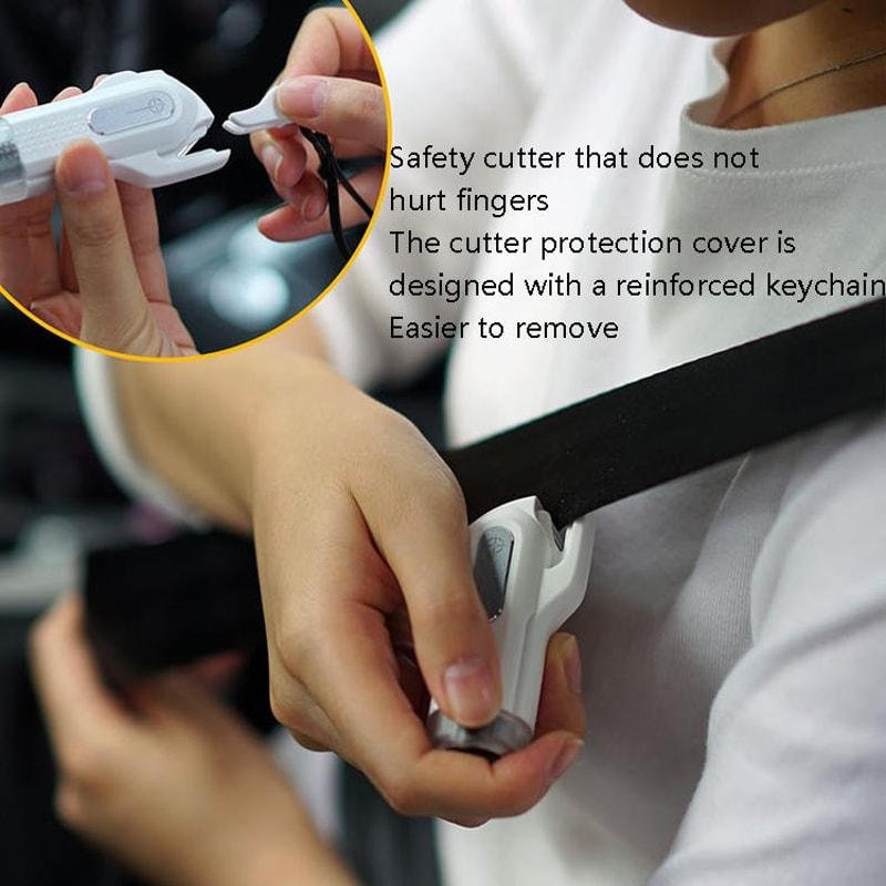 Car Safety Hammer Window Breaker & Seat Belt Cutter Emergency Escape Tool