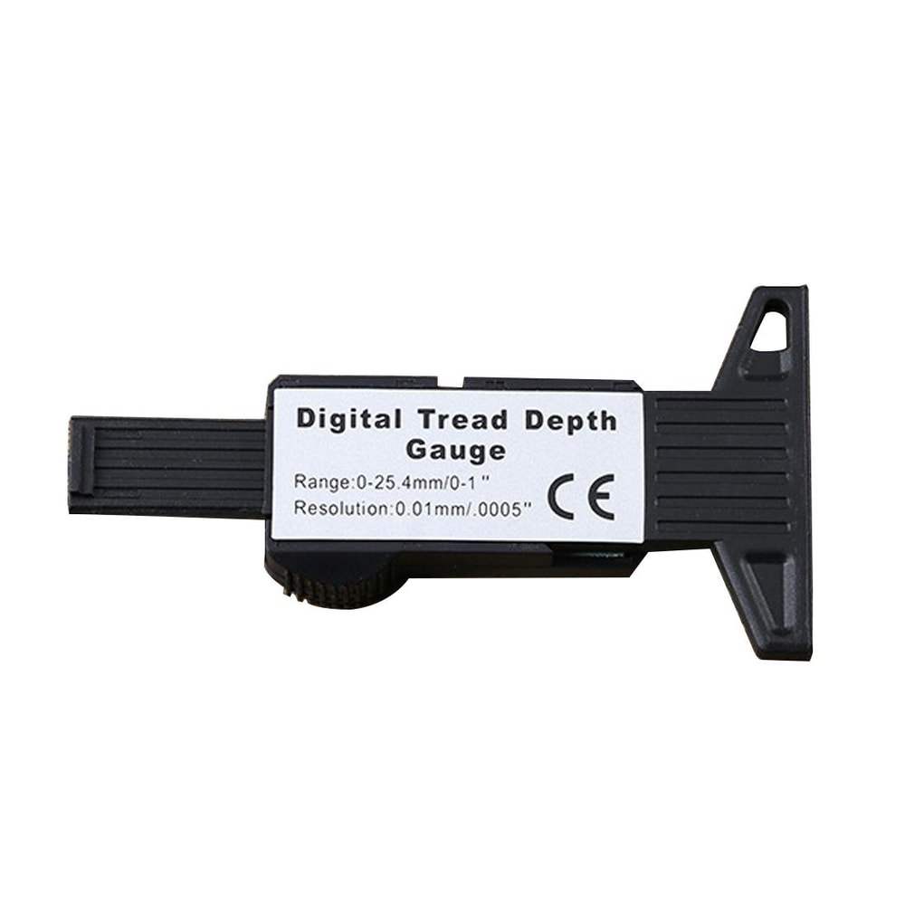 Digital Tire Tread Depth Gauge 025mm Electronic Brake Pad Wear Measuring Tool 3