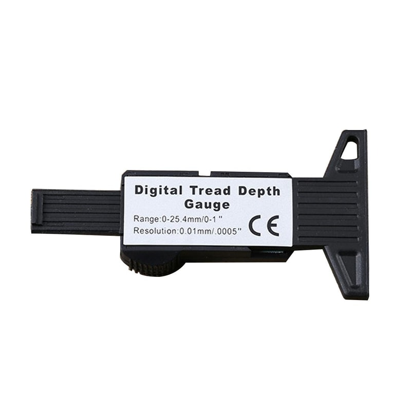 Digital Tire Tread Depth Gauge 025mm Electronic Brake Pad Wear Measuring Tool 3
