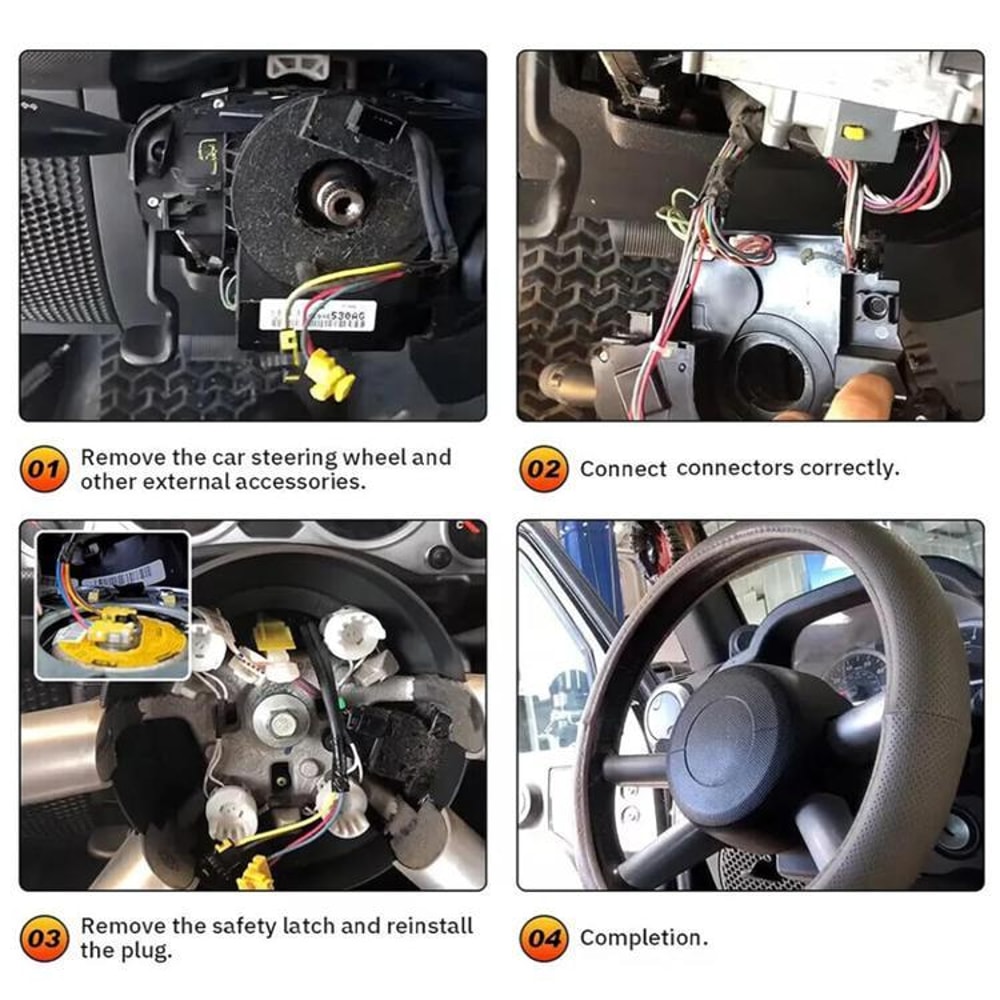 Clock Spring Coil Steering Wheel Airbag Clock Spring Replacement