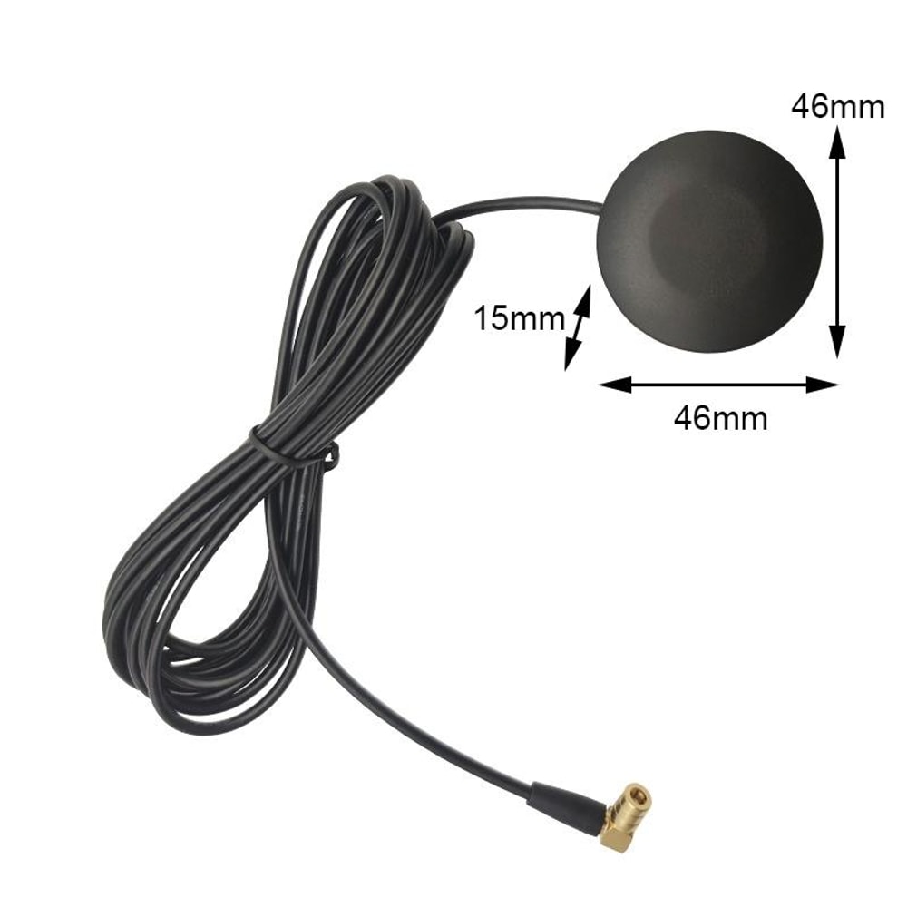 Round SMB Car Antenna Signal Booster for Enhanced Radio Reception
