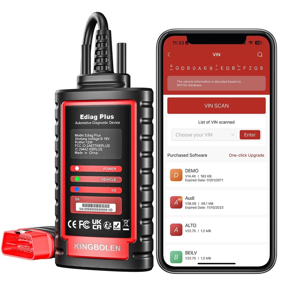 Ediag Elite Scanner Car Diagnostic Tool Bidirectional Fault Code Reader Multilingual