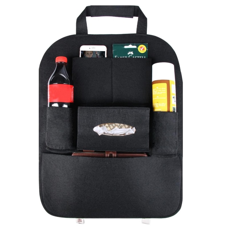 Multi-Pocket Car Backseat Organizer Car Storage Bag Travel Storage Organizer for Cars