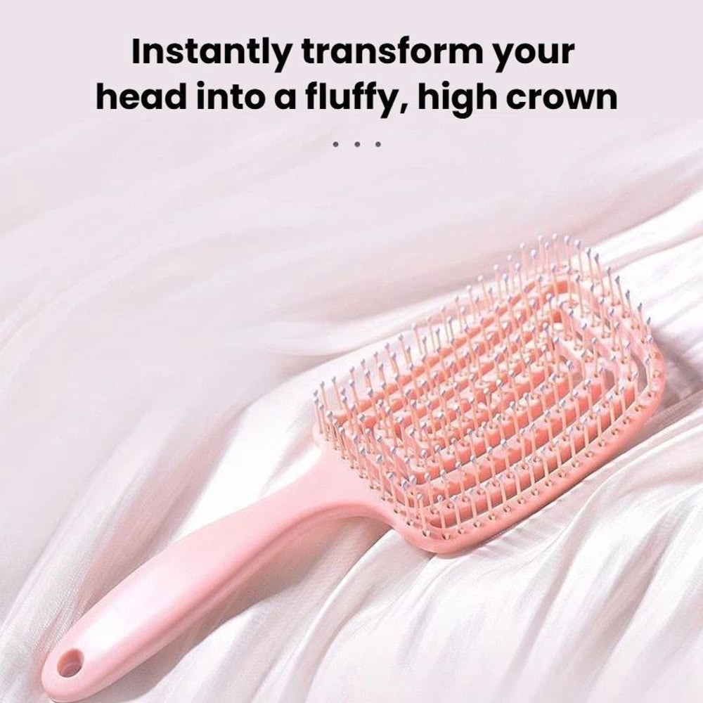 Volumizing Hair Comb with Scalp Massage Fluffing Design for Fast Blow Dry Styling