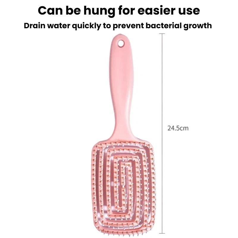 Volumizing Hair Comb with Scalp Massage Fluffing Design for Fast Blow Dry Styling