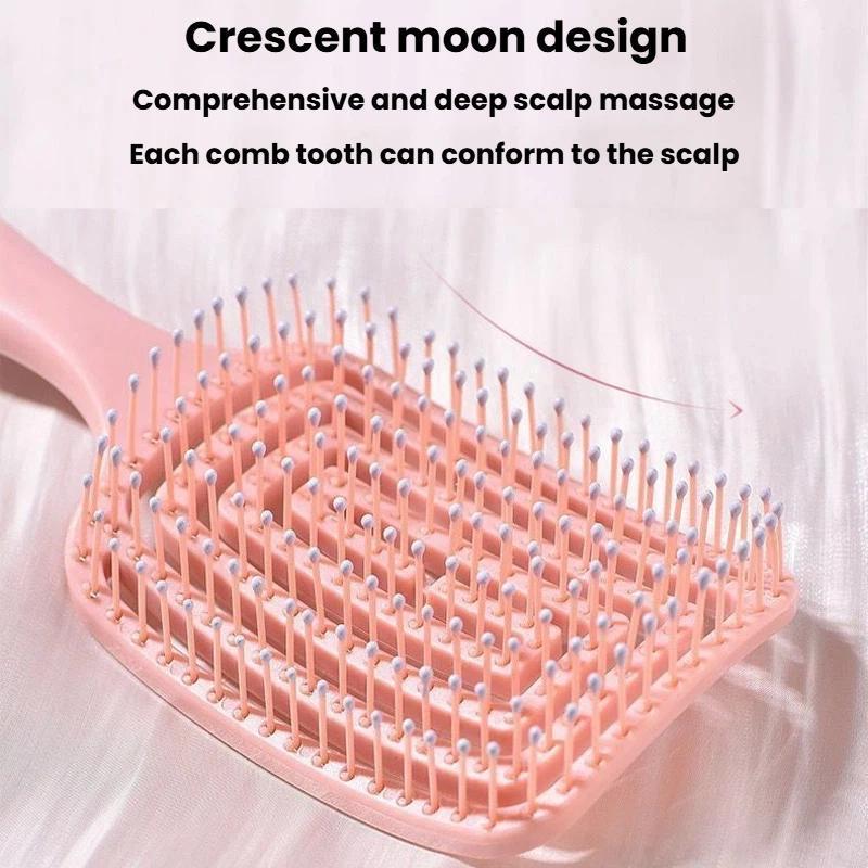 Volumizing Hair Comb with Scalp Massage Fluffing Design for Fast Blow Dry Styling
