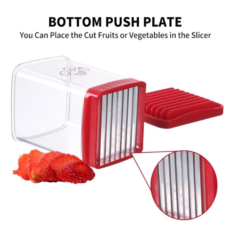 Multi Functional Vegetable Slicer with Push Plate Quick Kitchen Slicer Tool