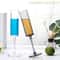 Elegant Acrylic Champagne Glasses Set Unbreakable Champagne Flutes for Parties and Outdoor Use