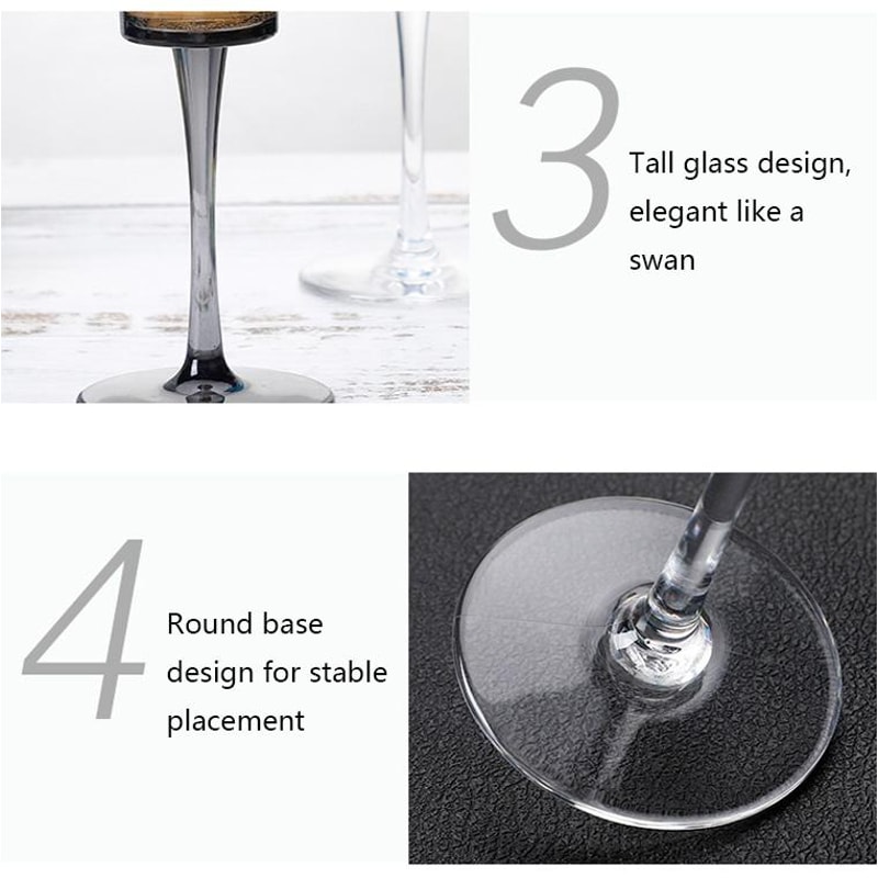 Elegant Acrylic Champagne Glasses Set Unbreakable Champagne Flutes for Parties and Outdoor Use