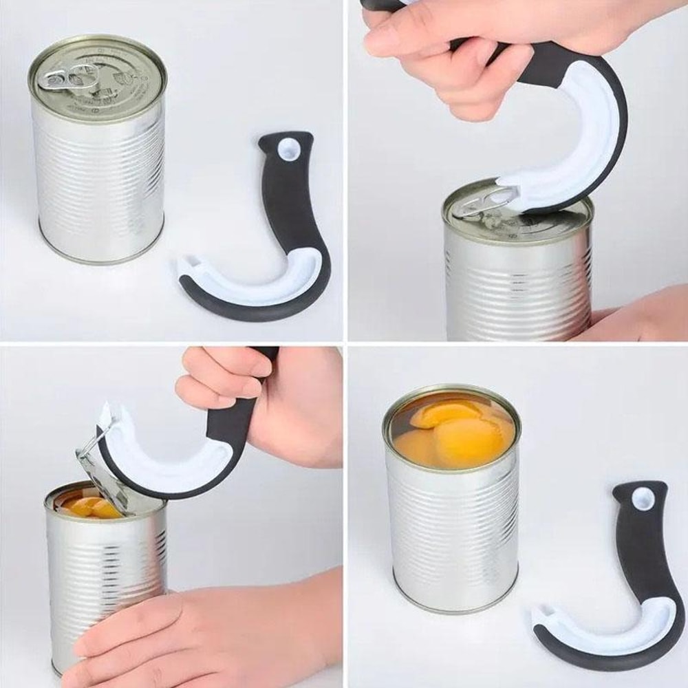 Effortless Easy Can Opener and Jar Opener Tool for Kitchen Use