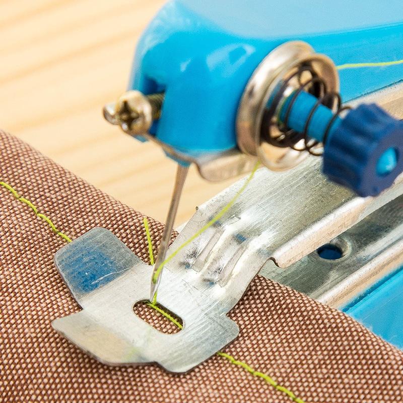 Portable Mini Handheld Sewing Machine Compact Manual Travel Sewing Tool