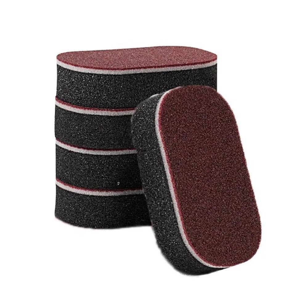 Diamond Abrasive Rust Remover Sponge Scrubber for Pots, Black Grime Cleaning