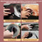 Diamond Abrasive Rust Remover Sponge Scrubber for Pots, Black Grime Cleaning