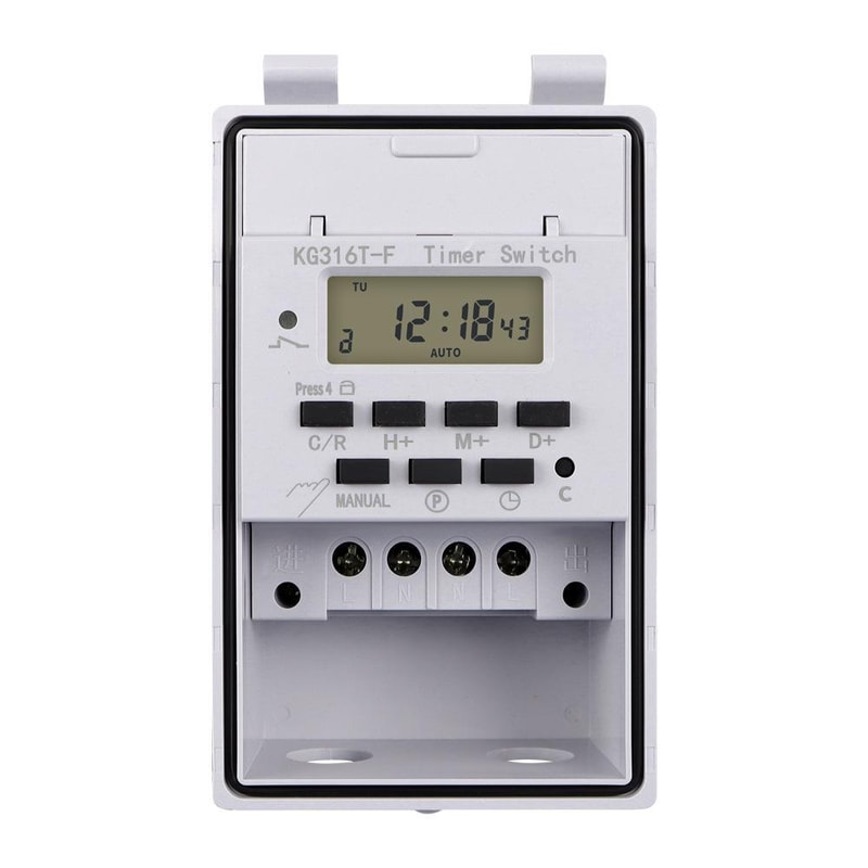 Digital Programmable Timer Switch Intelligent Weekly Electric Timer Controller