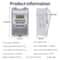 Digital Programmable Timer Switch Intelligent Weekly Electric Timer Controller