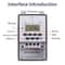 Digital Programmable Timer Switch Intelligent Weekly Electric Timer Controller
