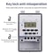 Digital Programmable Timer Switch Intelligent Weekly Electric Timer Controller