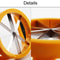 Citrus Orange & Lemon Slicer Kitchen Fruit Divider Knife Stainless Steel Fruit Cutter Tool