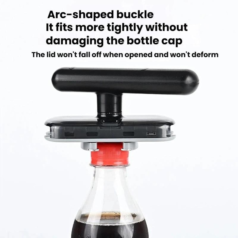 LsCook Multifunctional Bottle & Can Opener Non-Slip Adjustable Jar Lid Opener for Easy Kitchen Use