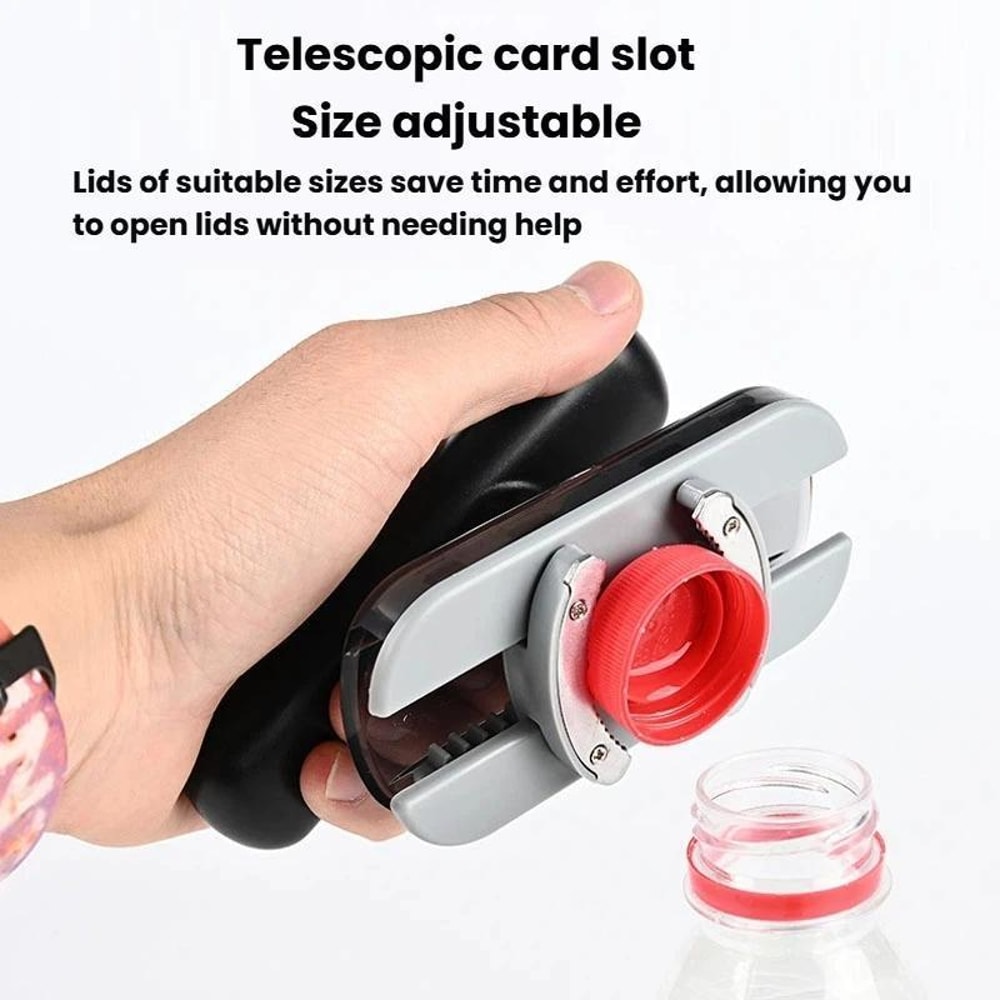 LsCook Multifunctional Bottle & Can Opener Non-Slip Adjustable Jar Lid Opener for Easy Kitchen Use