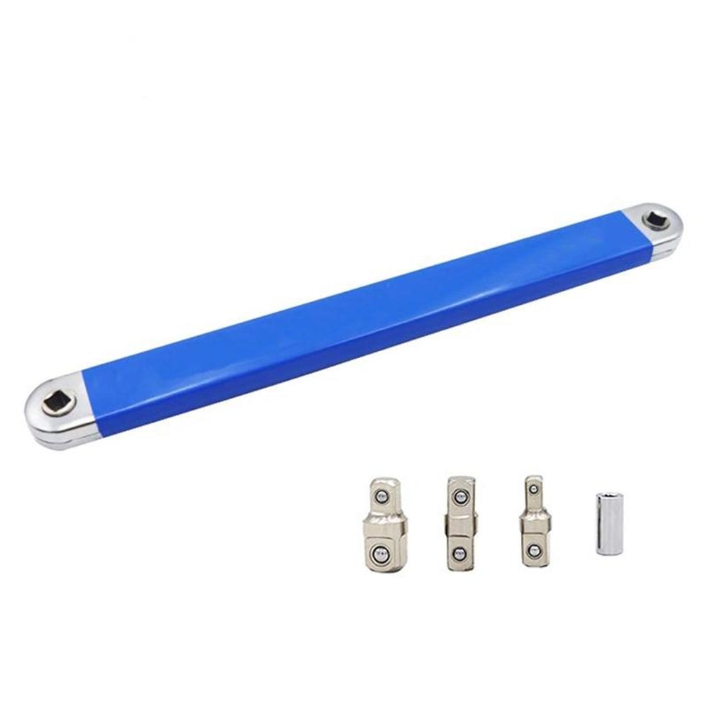 Multifunctional Ratcheting Extension Wrench Slim Profile Car Maintenance Tool