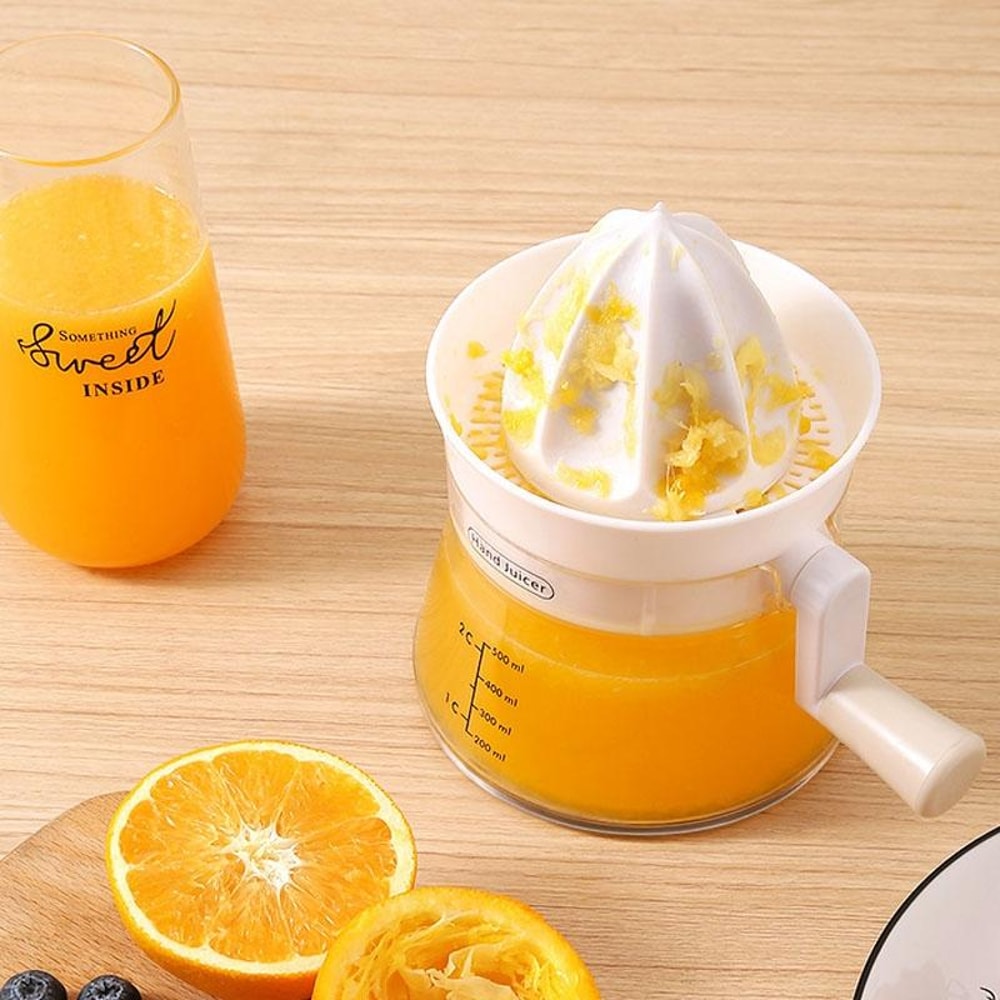 Hand Crank Manual Juicer Portable Fruit Extractor Kitchen Juicer