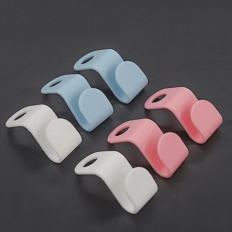 Closet Hanger Connector Hooks Space Saving Plastic Hanger Connectors for Wardrobe Organization