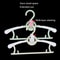 Closet Hanger Connector Hooks Space Saving Plastic Hanger Connectors for Wardrobe Organization