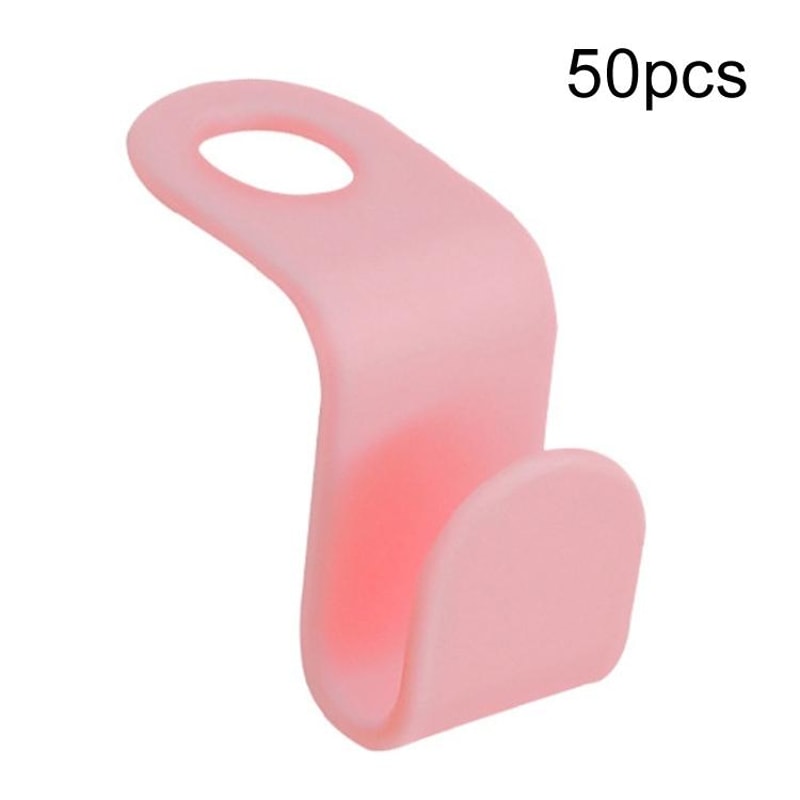 Closet Hanger Connector Hooks Space Saving Plastic Hanger Connectors for Wardrobe Organization