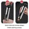 Stainless Steel Wine Bottle Opener Corkscrew with Foil Cutter Dual Purpose Beer Bottle Opener
