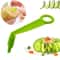 Hand Crank Vegetable Spiral Slicer Manual Kitchen Spiral Cutter for Fruits & Veggies