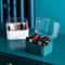 Desktop Cosmetic Storage Box Makeup Organizer with Lipstick Storage Dustproof Design