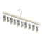 Multi Clip Stainless Steel Sock Drying Rack Non Slip Space Saving Clothes Hanger