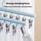 Multi Clip Stainless Steel Sock Drying Rack Non Slip Space Saving Clothes Hanger