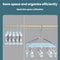 Multi Clip Stainless Steel Sock Drying Rack Non Slip Space Saving Clothes Hanger