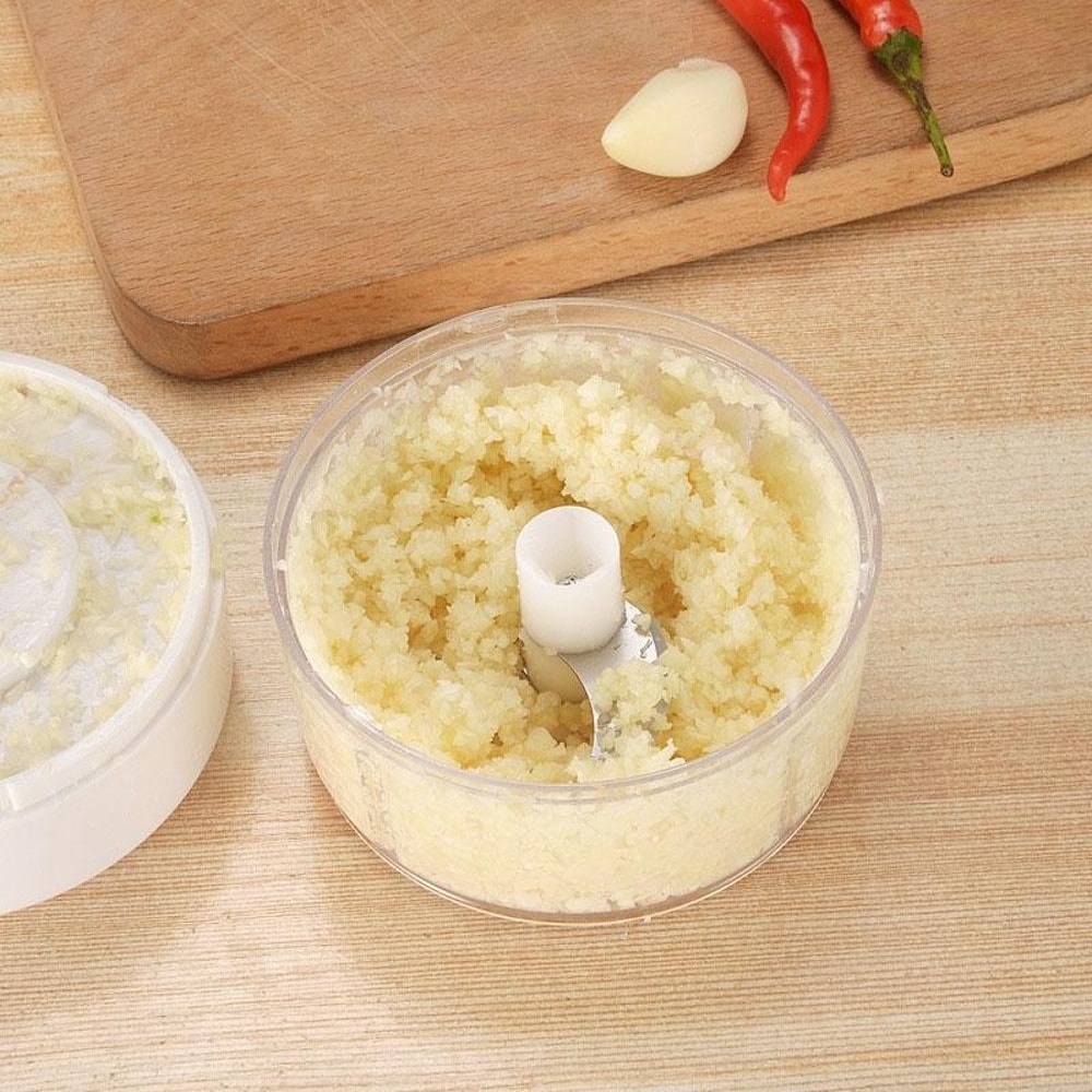 Manual Garlic Chopper Pull Cord Garlic Mincer Kitchen Food Cutter
