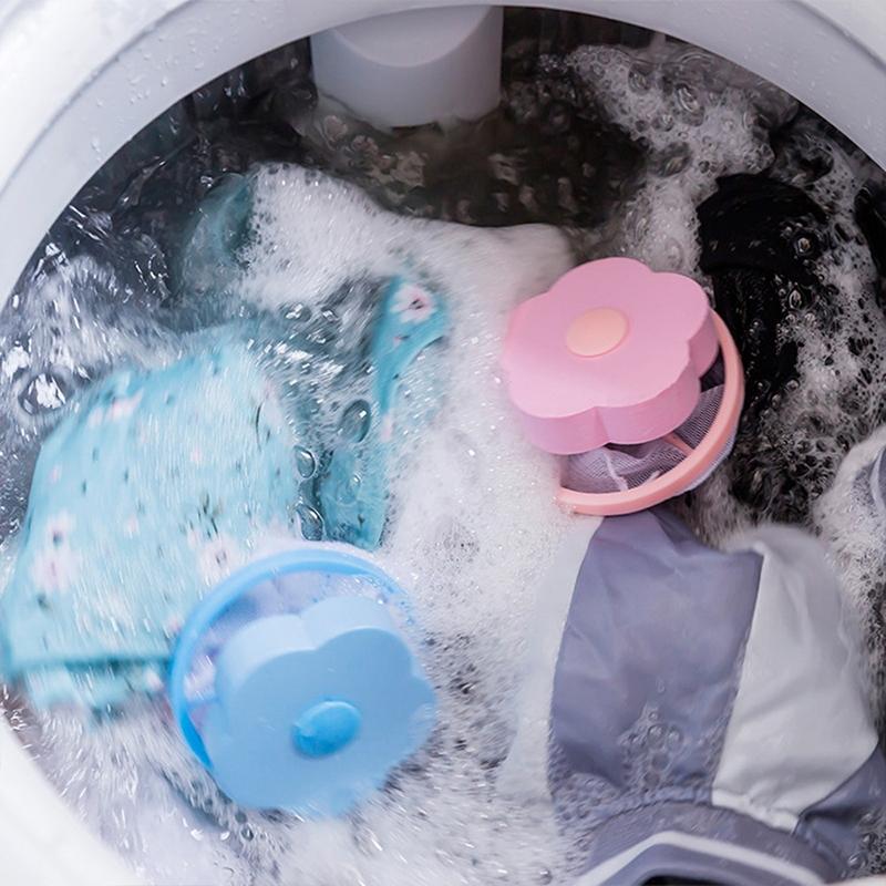Mesh Laundry Hair Catcher Washing Machine Lint Filter Bags Pet Hair Lint Removal Solution 2