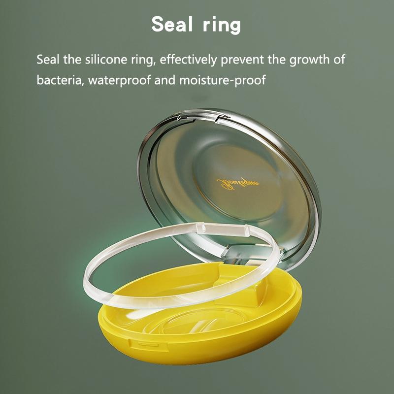 Portable Denture Storage Box Orthodontic Retainer Case with Lanyard Compact Travel Organizer