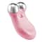 Pink Microcurrent Facial Device Skin Firming Anti-Aging Facial Massager for Face Lifting and Glow
