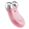 Pink Microcurrent Facial Device Skin Firming Anti-Aging Facial Massager for Face Lifting and Glow