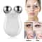 Pink Microcurrent Facial Device Skin Firming Anti-Aging Facial Massager for Face Lifting and Glow